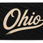Ohio Script Flag – Black & Cream Ohio State Flag –Outdoor Decorative Flag