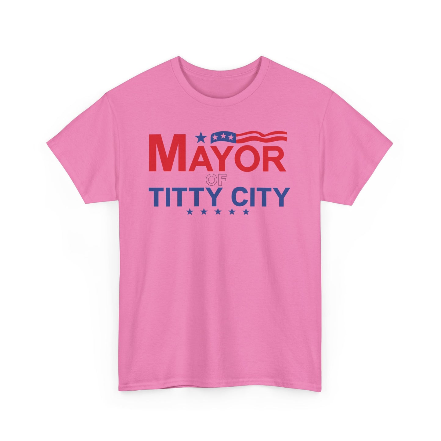 Mayor Of Titty City Funny T-Shirt