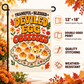 Thankful Blessed Deviled Egg Obsessed Garden Flag – 12x18 Double-Sided