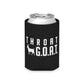 Throat GOAT Funny Beer Can Cooler Holder Sleeve