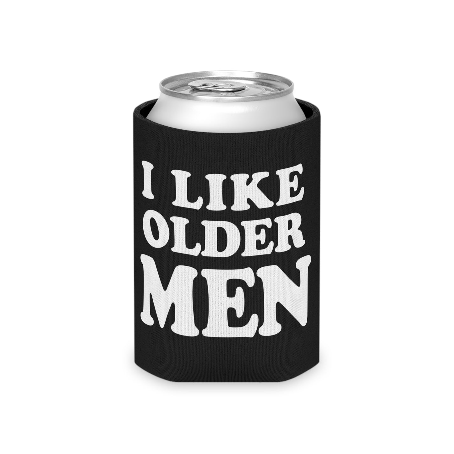 I Like Older Men Funny Can Cooler Can Coozie