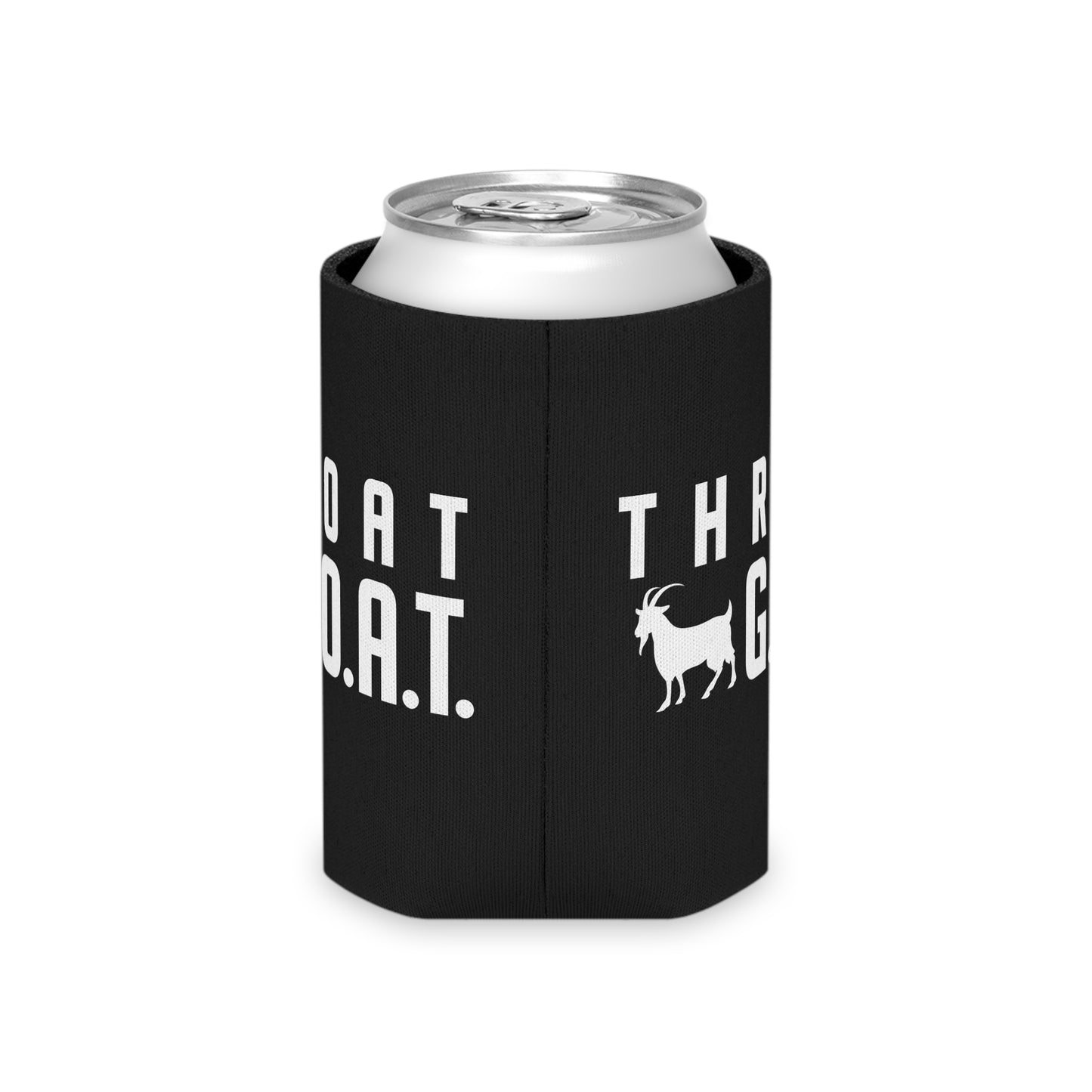 Throat GOAT Funny Beer Can Cooler Holder Sleeve