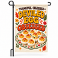 Thankful Blessed Deviled Egg Obsessed Garden Flag – 12x18 Double-Sided