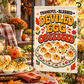 Thankful Blessed Deviled Egg Obsessed Garden Flag – 12x18 Double-Sided