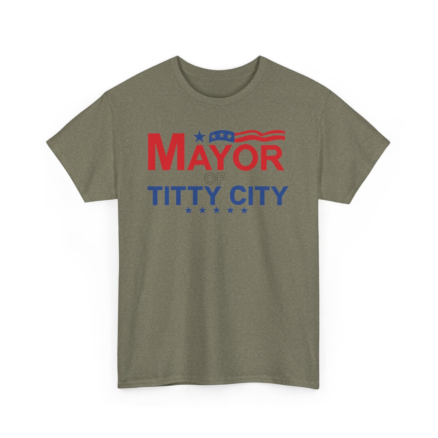 Mayor Of Titty City Funny T-Shirt