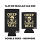 Creep It Real Skeleton Halloween Ghost Beer Sleeve Coolie