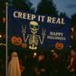 Creep It Real Happy Halloween Flag 3x5 Wall Decor Funn wall Banner (Copy)