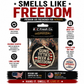 Guns Titties Beer & Freedom Car Air Freshener – Outlaw Cologne | Funny Patriotic Gift | BC Fresh Co.
