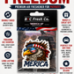 ’Merica AF Bald Eagle Car Air Freshener – Freedom Ice Scent | BC Fresh Co.
