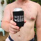 Throat GOAT Funny Beer Can Cooler Holder Sleeve