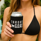 Throat GOAT Funny Beer Can Cooler Holder Sleeve