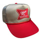 Mayor Of Titty City Trucker Hat Funny Beer Miller Logo Trucker Hat Red/Beige