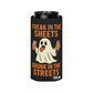 Freak In The Sheets Drunk In The Streets Halloween Ghost Beer Sleeve Coolie