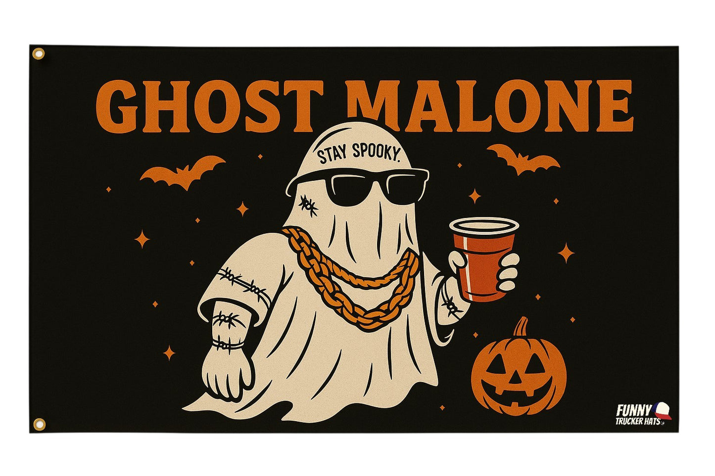 Ghost Malone Flag 3x5 Wall Decor Funn wall Banner