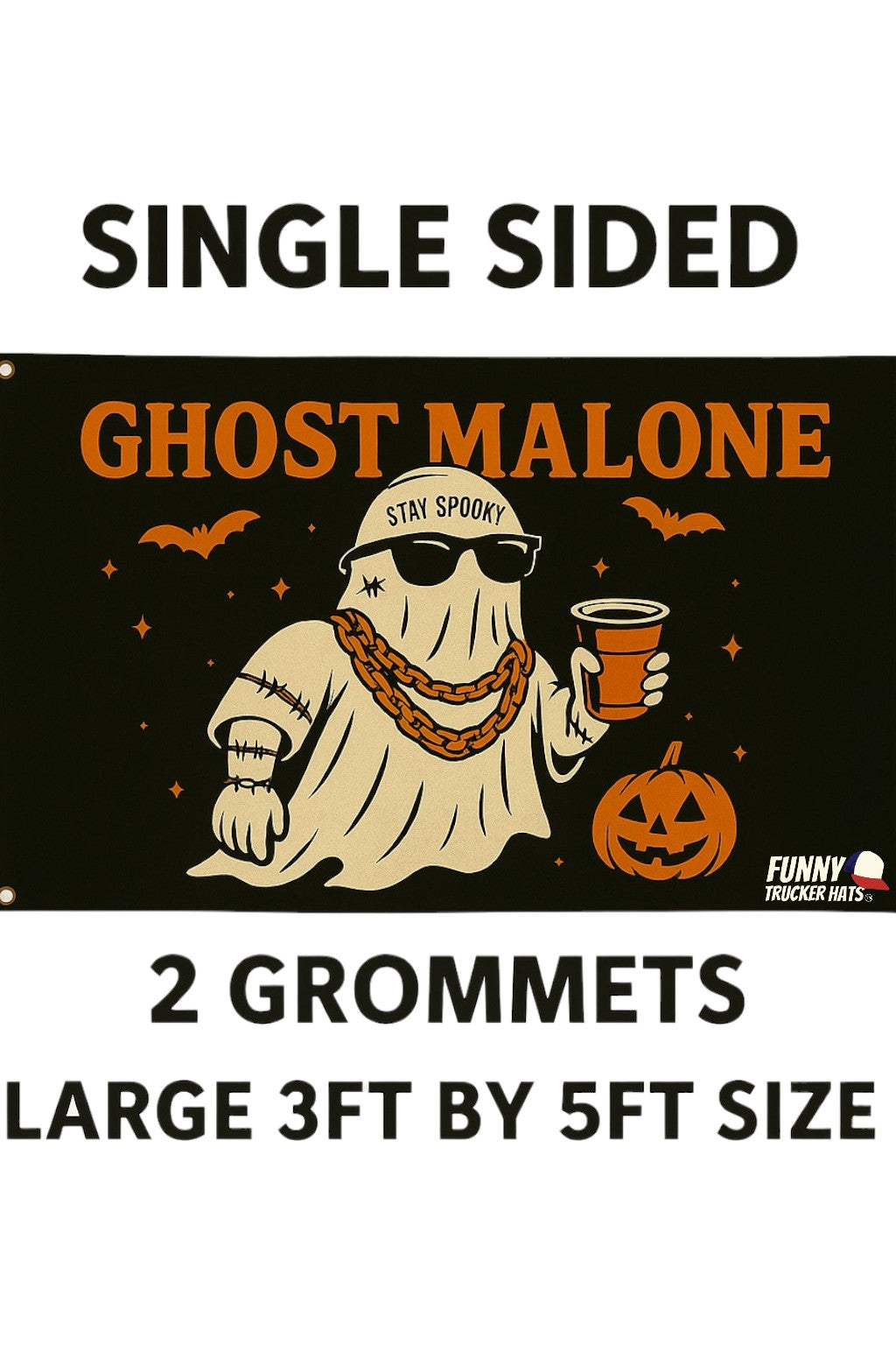 Ghost Malone Flag 3x5 Wall Decor Funn wall Banner