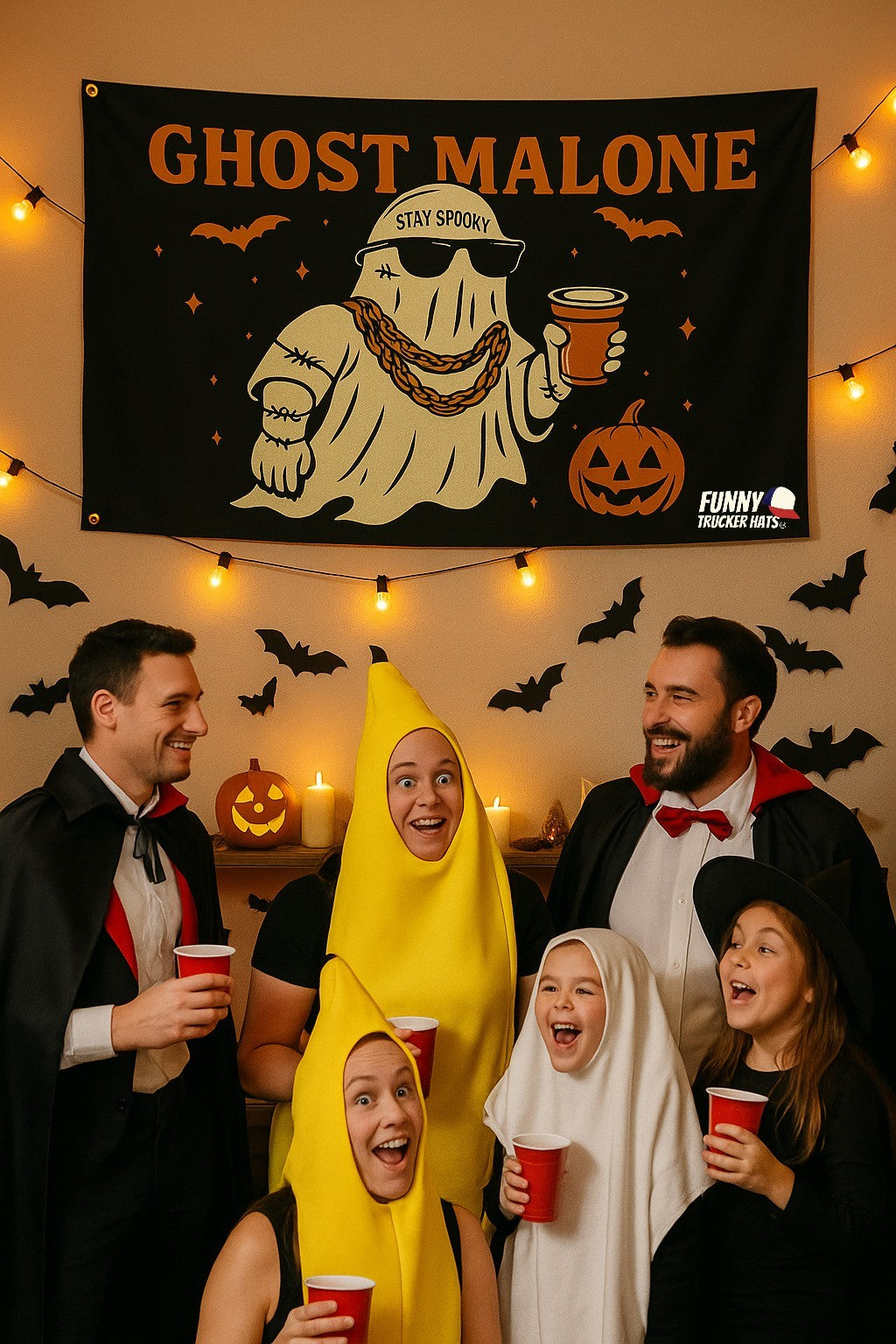 Ghost Malone Flag 3x5 Wall Decor Funn wall Banner