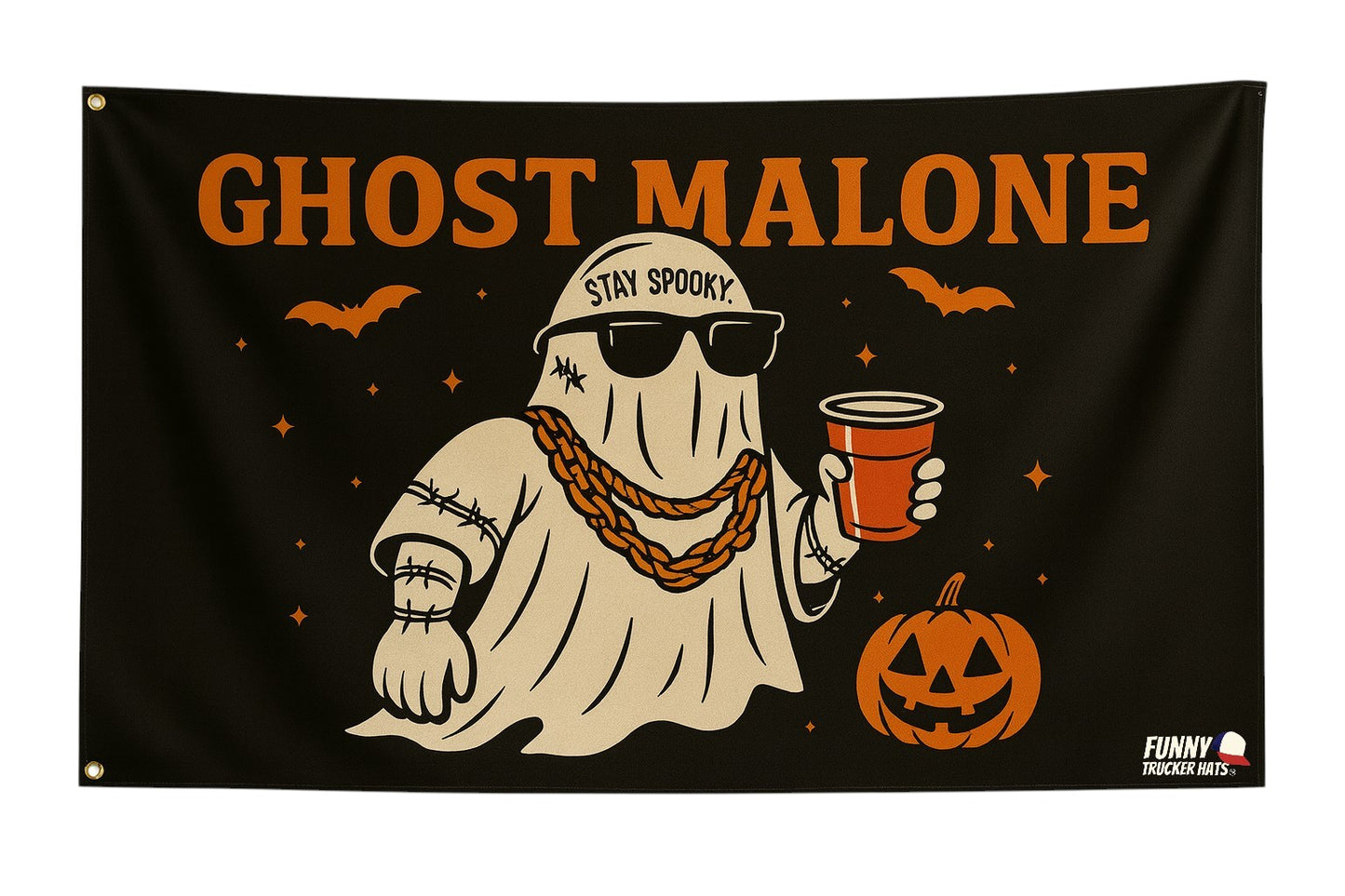Ghost Malone Flag 3x5 Wall Decor Funn wall Banner