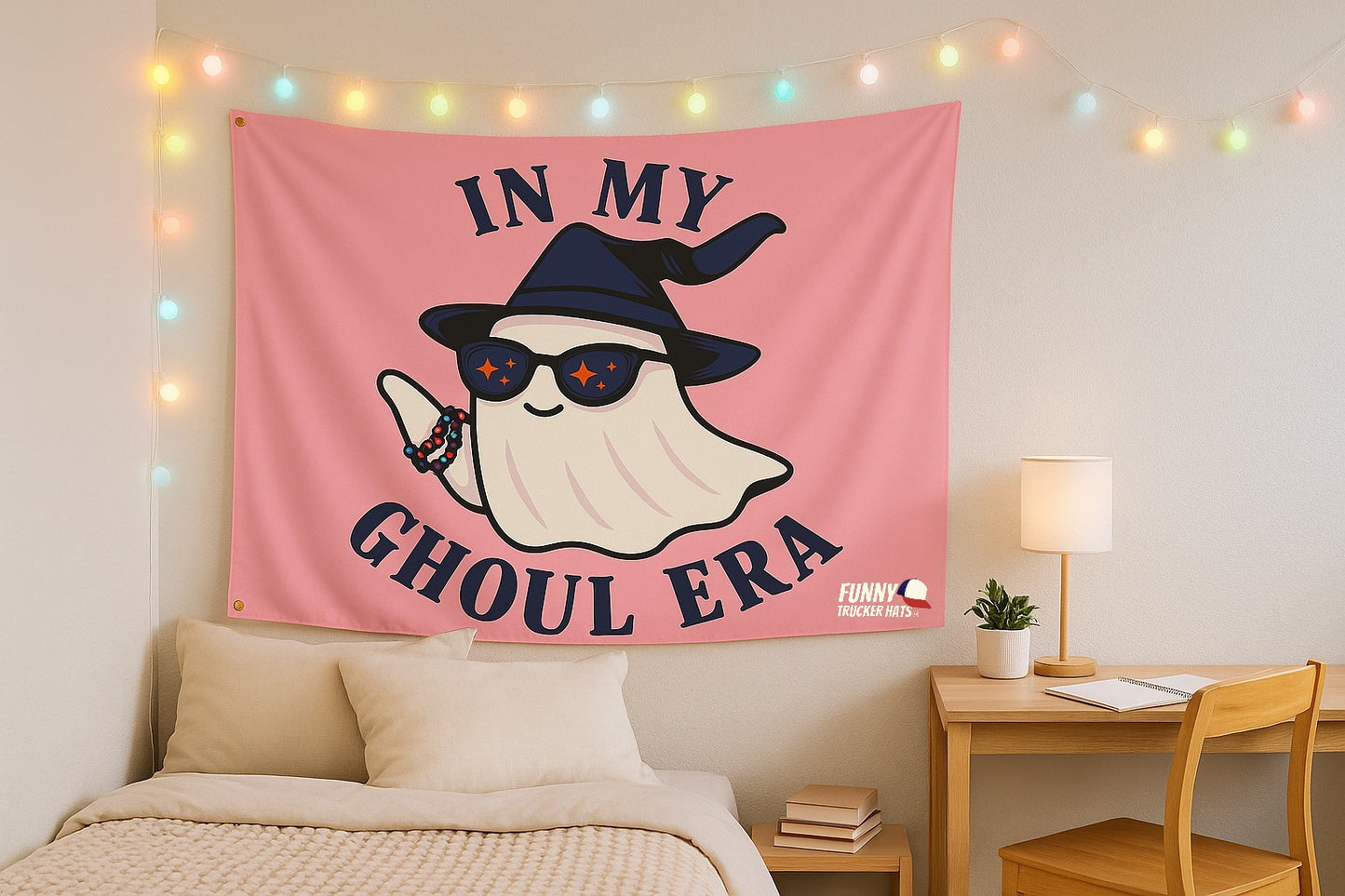 In My Ghoul Era Happy Halloween Flag 3x5 Wall Decor Funn wall Banner