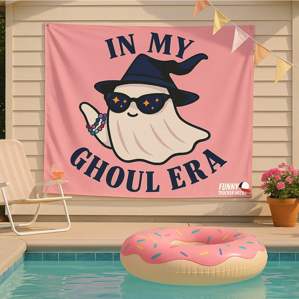 In My Ghoul Era Happy Halloween Flag 3x5 Wall Decor Funn wall Banner