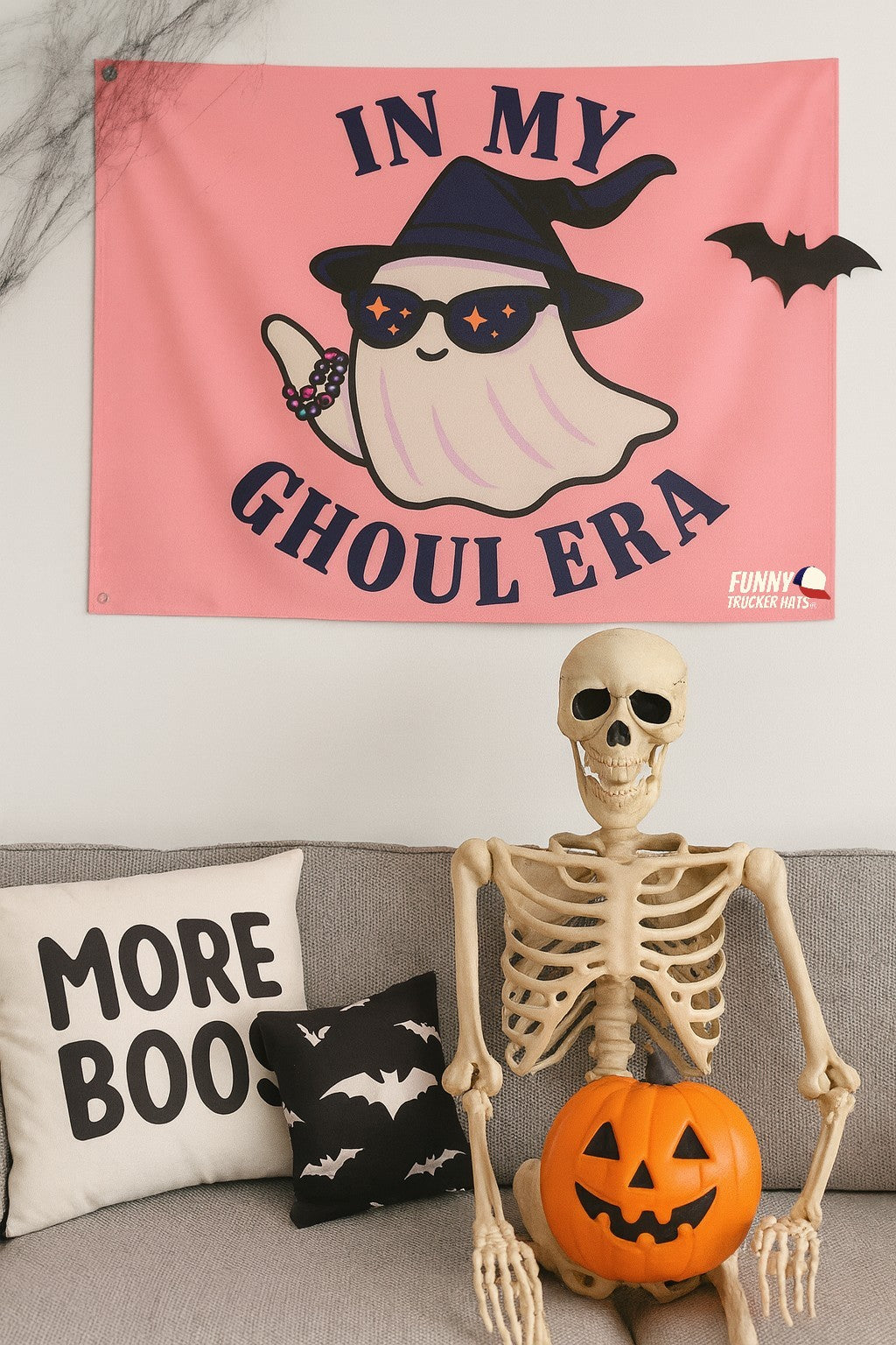 In My Ghoul Era Happy Halloween Flag 3x5 Wall Decor Funn wall Banner