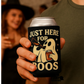Just Here For The Boos Halloween Ghost Beer Sleeve Coolie