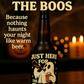 Just Here For The Boos Halloween Ghost Beer Sleeve Coolie