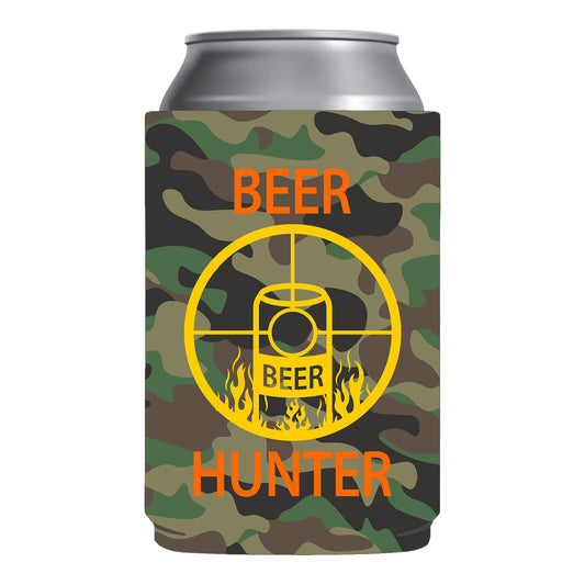 Beer Hunter Beer Can Cooler Holder Sleeve Camouflage/Camo