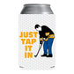 Just Tap It In Beer Golf Can Cooler Holder Sleeve