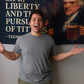 Life Liberty and the Pursuit Of Titties Thomas Jefferson Flag 3x5 Wall Decor Funn wall Banner