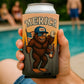 Merica Bigfoot funny Beer Coolie Beer Sleeve