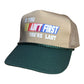 If You Aint First You're Last Hat Trucker Hat Funny Trucker Hat Green/Beige