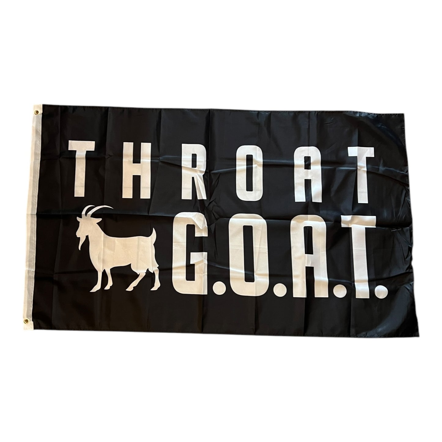 Throat GOAT Flag 3x5 Wall Decor Banner