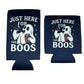 Just Here For The Boos Halloween Ghost Beer Sleeve Coolie
