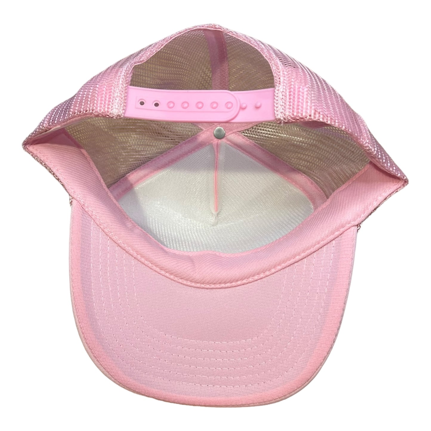 You Can’t Make A Baby In The Butt Hat Funny Trucker Hat PINK