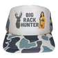 Big Rack Hunter Hat Funny Trucker Hat Camo