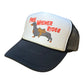 Dachshund Free Wiener Rides Trucker Hat Funny Trucker Hat Black/White