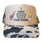 I Hunt White Tails Year Round Trucker Hat Funny Trucker Hat Camo
