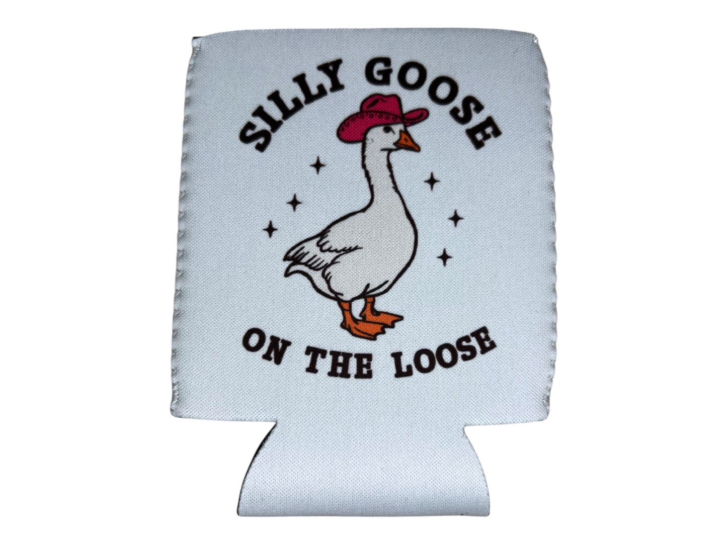 Silly Goose On The Loose Funny Beer Can Cooler Holder Sleeve