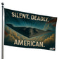 Silent Deadly American B-2 bomber Flag 3x5 Wall Decor Funn wall Banner