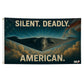 Silent Deadly American B-2 bomber Flag 3x5 Wall Decor Funn wall Banner