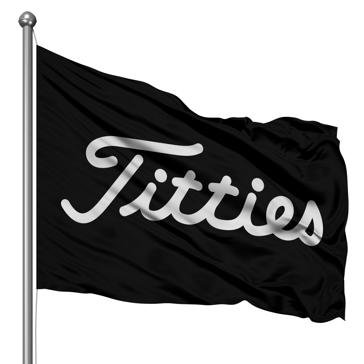 Titties Golf Flag 3x5 Wall Decor Banner