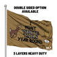I Hunt White Tails Flag 3x5 Wall Decor Banner Hunting Flag