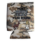 I Hunt White Tails Year Round Funny Beer Can Cooler Holder Sleeve