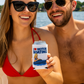 I Love Motor Boating Beer Coolie Beer Sleeve
