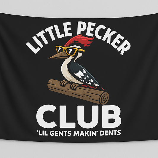 Little Pecker Club Flag 3x5 Wall Decor Funn wall Banner