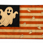 Ghost Americana Halloween Flag | Vintage 3x5 Ghost Flag | Patriotic Halloween Porch Decor