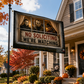 Funny No Soliciting Flag | We're Watching Halloween Flag | 3x5 Horror-Inspired Porch Decor