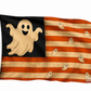 Ghost Americana Halloween Flag | Vintage 3x5 Ghost Flag | Patriotic Halloween Porch Decor