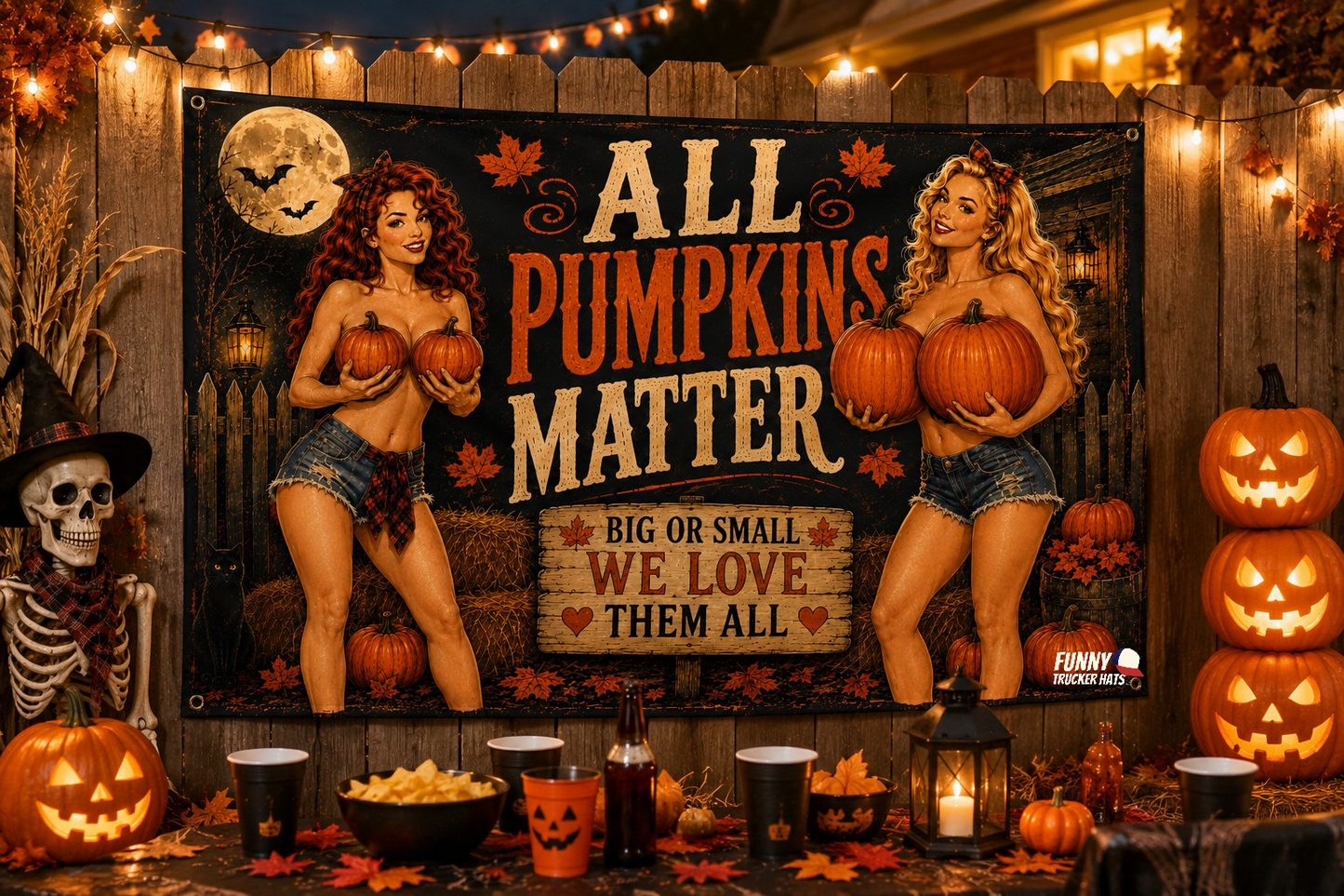 All Pumpkins Matter Halloween Flag | Funny 3x5 Fall Porch Flag