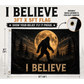 I Believe Bigfoot Flag | Sasquatch Moon Flag | 3x5 Camping & Cabin Flag